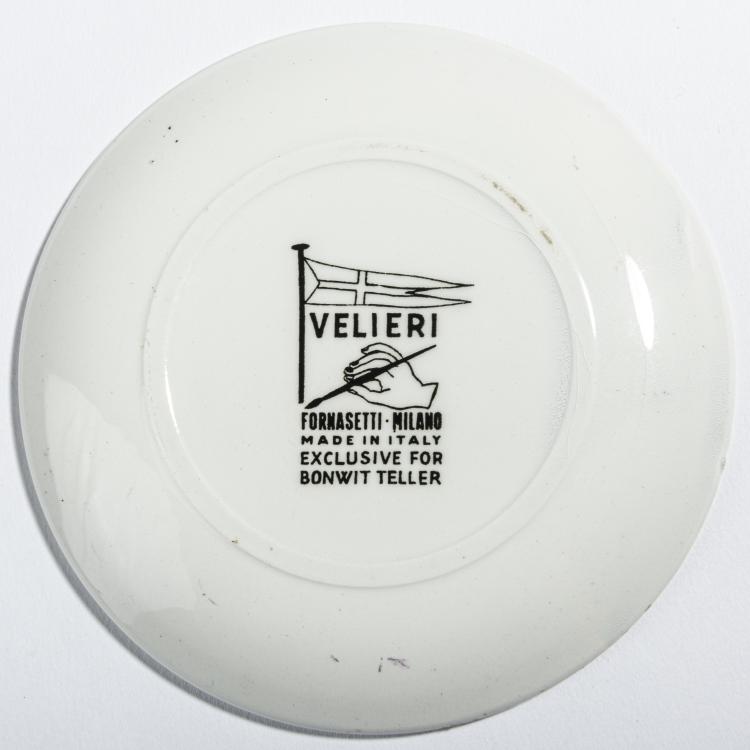 Bild 1 zu Objekt, Set of seven coaster 'Velieri', 1960s, Piero Fornasetti, Fornasetti, Mailand, 152A 217