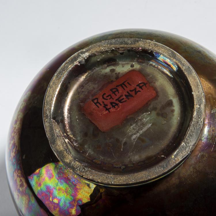 Bild 2 zu Objekt, Drei l&uuml;strierte Vasen, um 1950, Gatti, Riccardo, Faenza, 152A 126