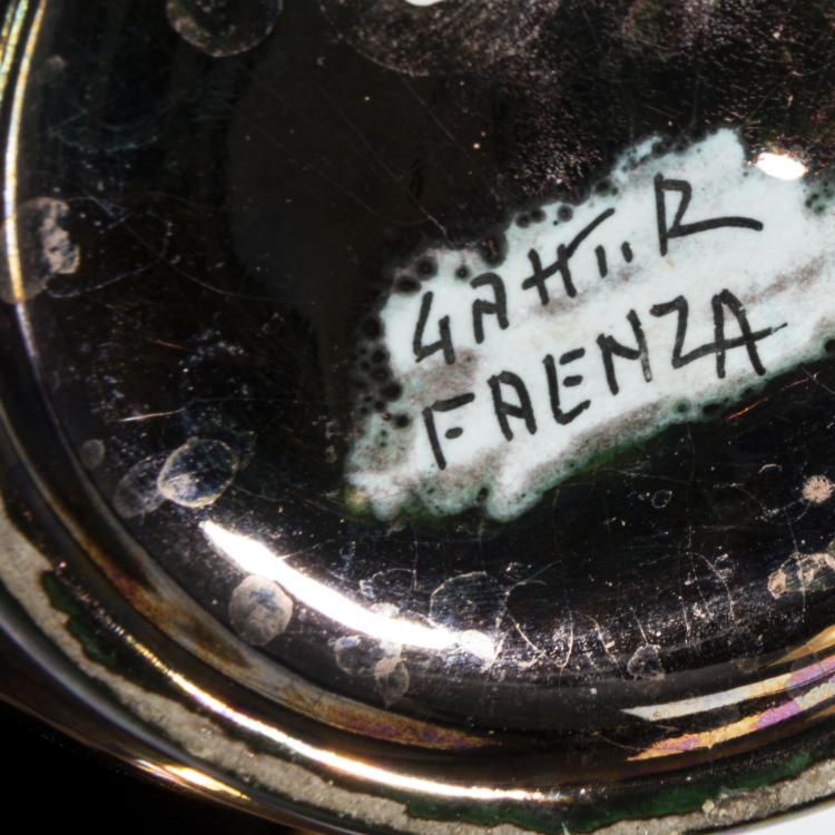 Bild 4 zu Objekt, Drei l&uuml;strierte Vasen, um 1950, Gatti, Riccardo, Faenza, 152A 126