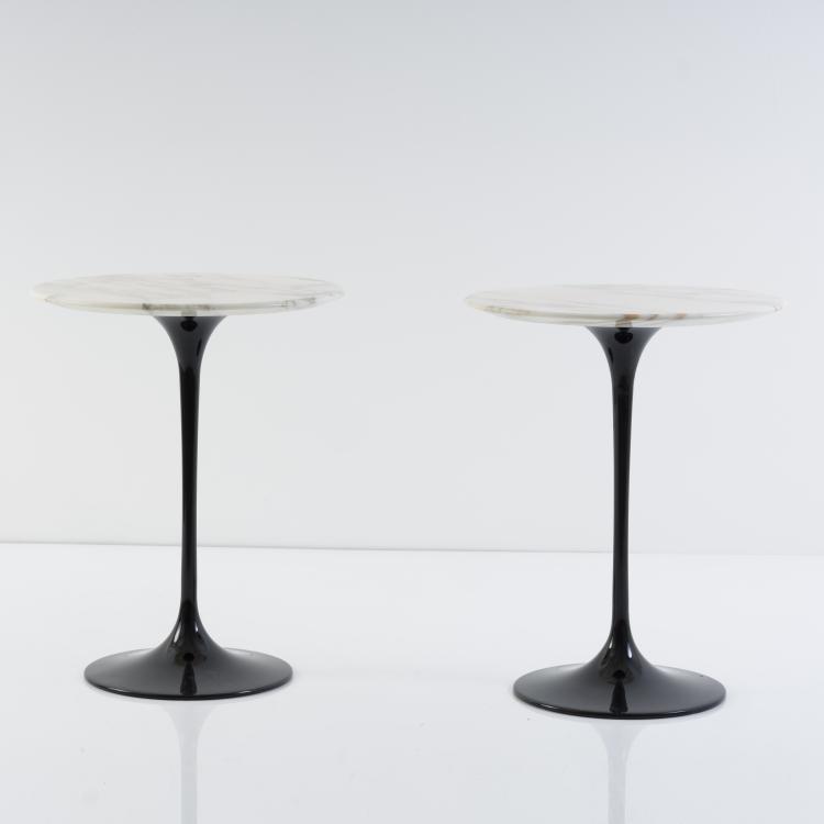 Bild 1 zu Objekt, Zwei Beistelltische 'Pedestal' - '163', 1957, Eero Saarinen, Knoll International, New York, 152B 454