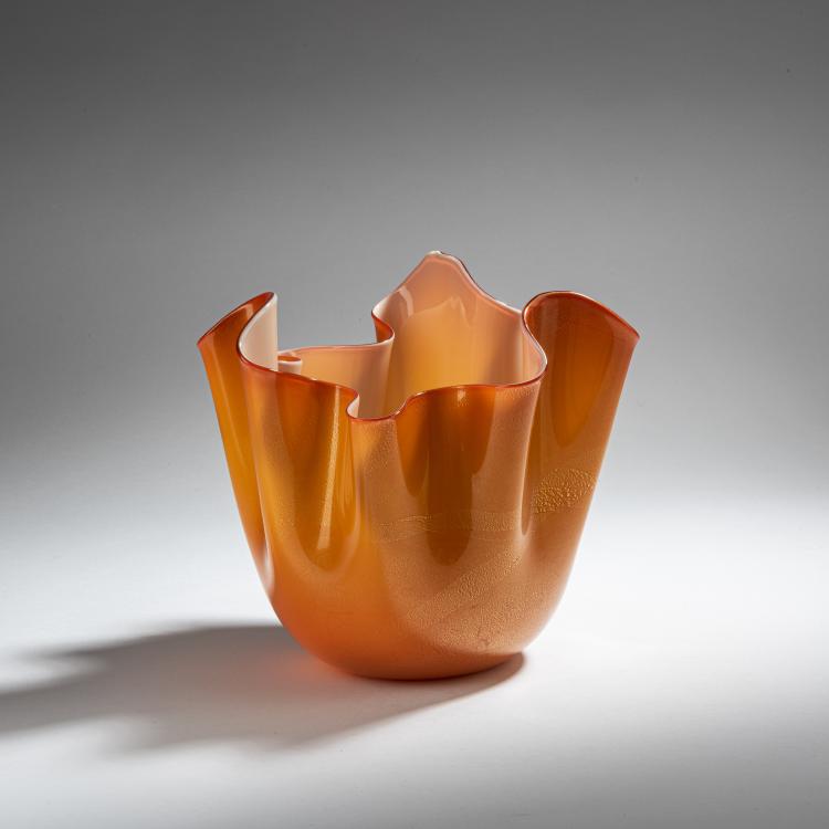 Hauptbild zu Objekt, 'Fazzoletto' vase, 1949, Fulvio Bianconi, Venini & C., Murano, 152C 680