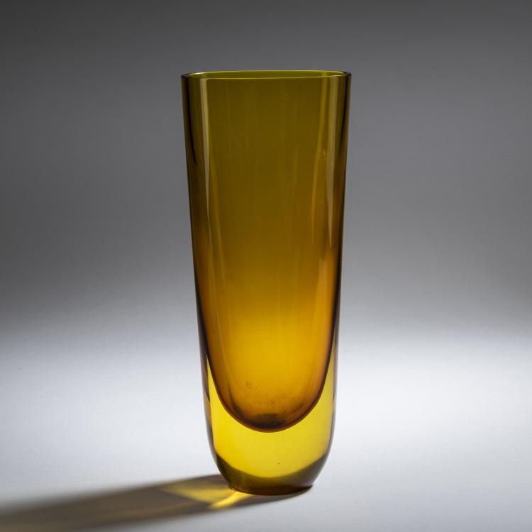 Hauptbild zu Objekt, 'Sommerso' vase, 1958, Flavio Poli, Seguso Vetri d'Arte, Murano, 152C 780