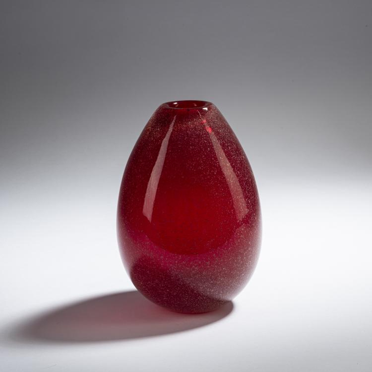 Hauptbild zu Objekt, 'Sommerso a bollicine' vase, 1942, Flavio Poli, Seguso Vetri d'Arte, Murano, 152C 770