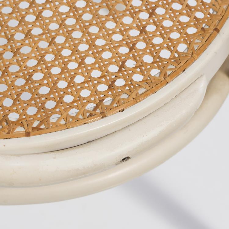 Bild 4 zu Objekt, Armchair '6009', 1900 and stool '214 RH', 1880, Thonet, Frankenberg, 152B 357