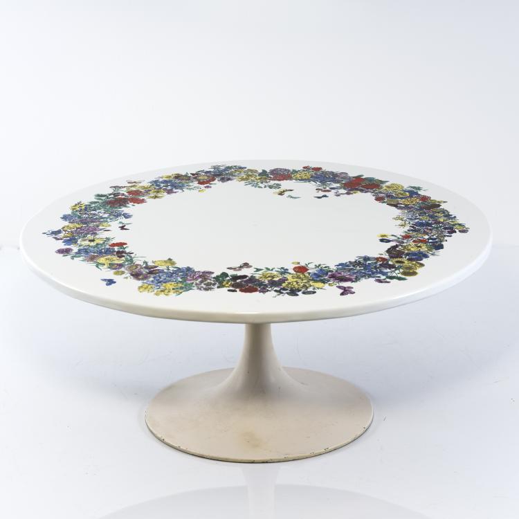 Bild 2 zu Objekt, 'Corona di Fiori' coffee table, 1950 / 60s, Piero Fornasetti, Fornasetti, Mailand, 152A 238