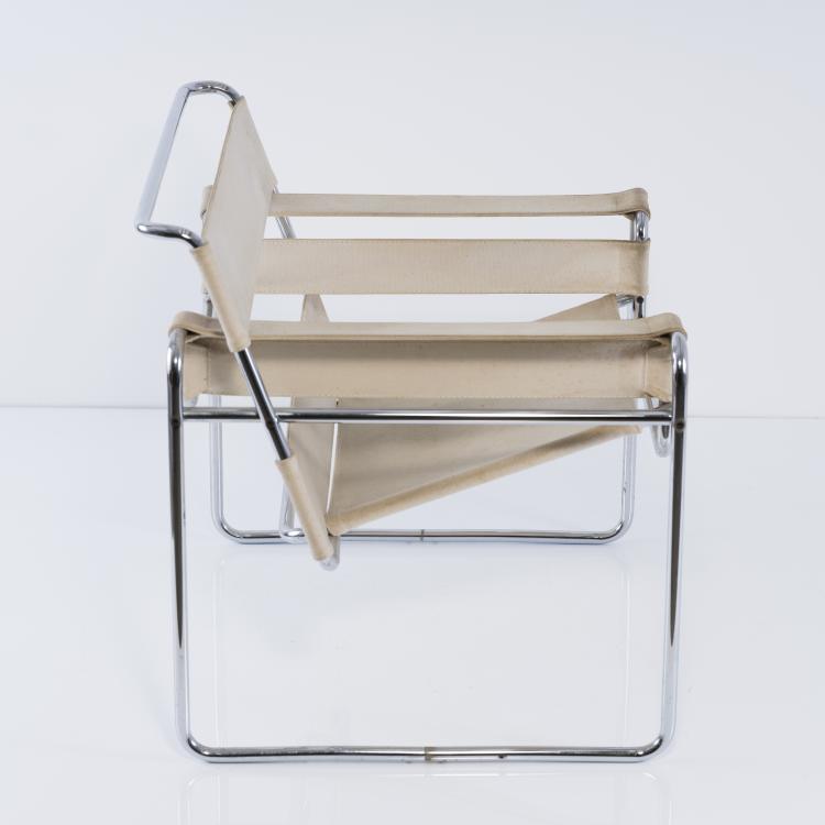 Hauptbild zu Objekt, Lounge chair 'B3' - 'Wassily', 1925, Marcel Breuer, Gavina, Mailand, 152B 371