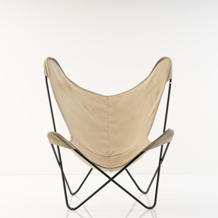 Bild 2 zu Objekt, Sessel 'Fledermaus' - 'Butterfly', 1938, Jorge Ferrari-Hardoy (zugeschrieben),Juan Kurchan (zugeschrieben),Antonio Bonet (zugeschrieben), Knoll International, New York, 152B 392