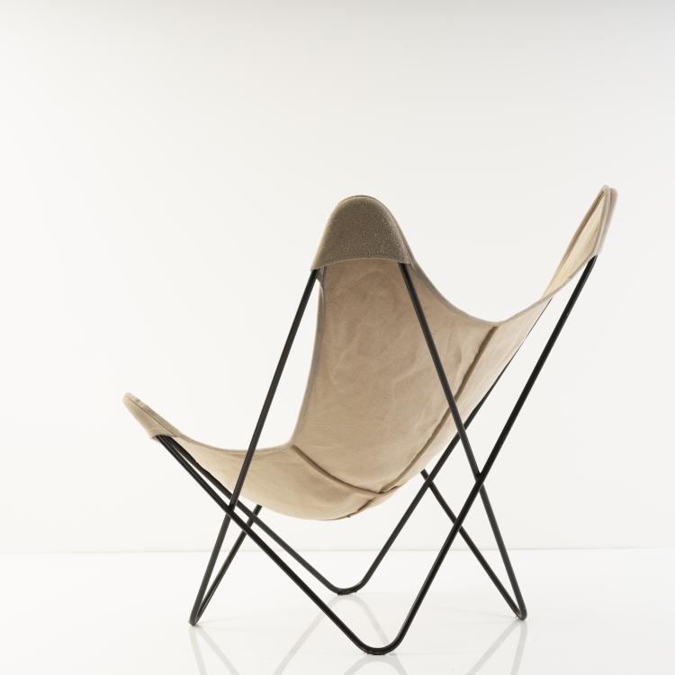 Bild 3 zu Objekt, Sessel 'Fledermaus' - 'Butterfly', 1938, Jorge Ferrari-Hardoy (zugeschrieben),Juan Kurchan (zugeschrieben),Antonio Bonet (zugeschrieben), Knoll International, New York, 152B 392