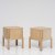 Set of two stacking stools 'NF 33', 1985