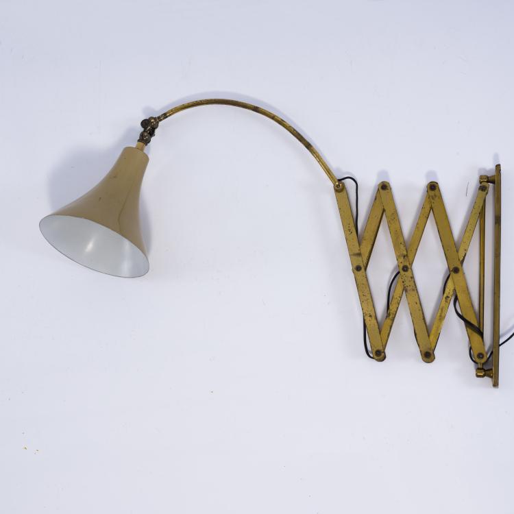 Bild 1 zu Objekt, Drei Scherenleuchten, 1950er Jahre, Italien, 152A 41