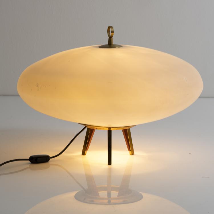 Bild 1 zu Objekt, Tischleuchte 'UFO', 1950er Jahre, Italien, 152A 42