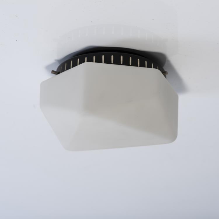 Hauptbild zu Objekt, Wall / Ceiling light, c. 1960, Stilnovo, Mailand, 155A 156