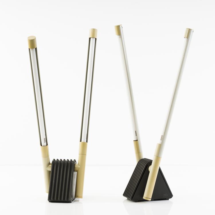 Bild 2 zu Objekt, Set of two 'Flu' wall / ceiling lights, 1980, Rodolfo Bonetto, Luci Illuminazione, Cinisello, 152A 322