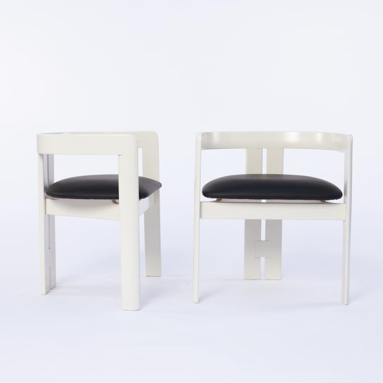 Hauptbild zu Objekt, Set of two 'Pigreco' armchairs, 1956, Tobia Scarpa,Emilio Mantese, Gavina, Mailand, 152A 53