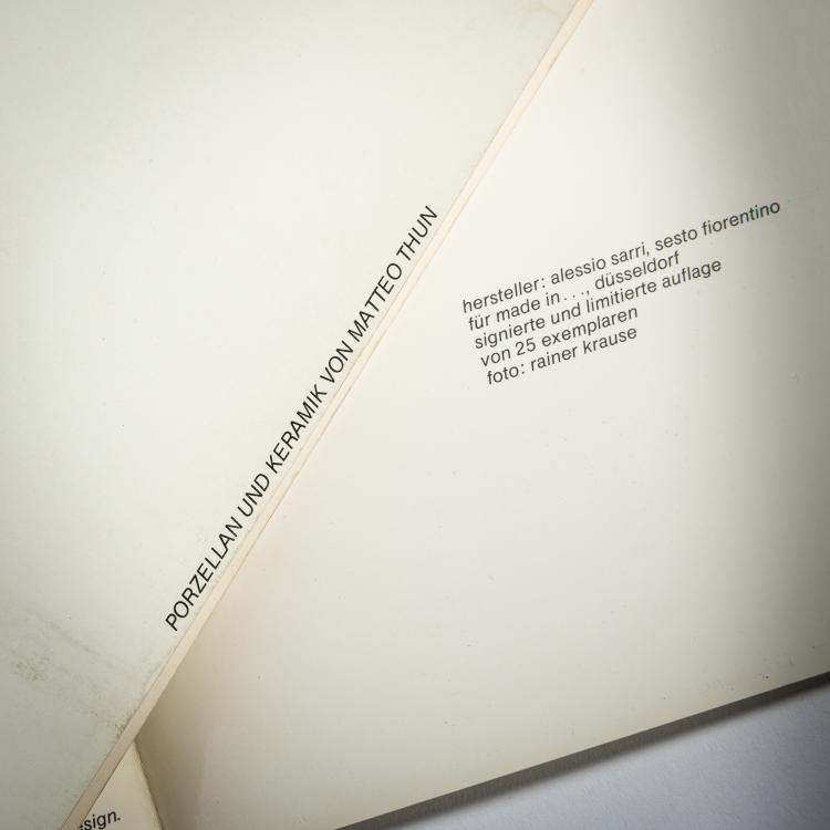 Bild 2 zu Objekt, Set of 29 slides with catalogue raisonn&eacute;, 1983, Matteo Thun, 152A 131