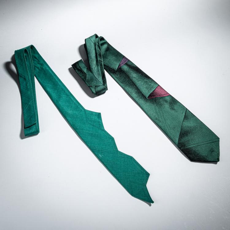 Hauptbild zu Objekt, Zwei Krawatten, 1980er Jahre, Gruppe Kunstflug, Alpi, Krefeld; Mawa Design, Pfaffenhofen, 152B 493