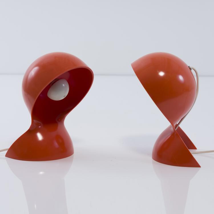 Hauptbild zu Objekt, Zwei Tischleuchten 'Dal&ugrave;', 1969, Vico Magistretti, Artemide, Mailand, 152A 200