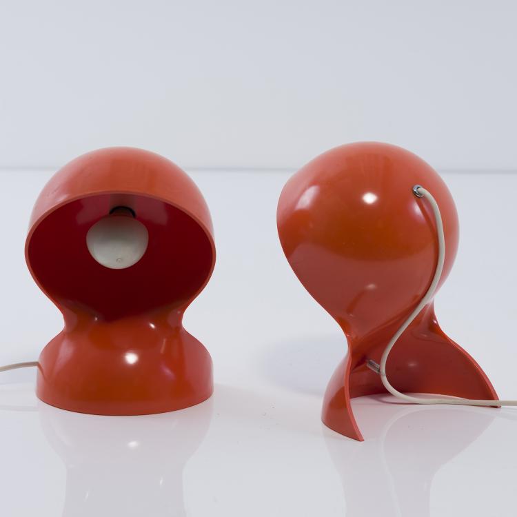 Bild 1 zu Objekt, Zwei Tischleuchten 'Dal&ugrave;', 1969, Vico Magistretti, Artemide, Mailand, 152A 200