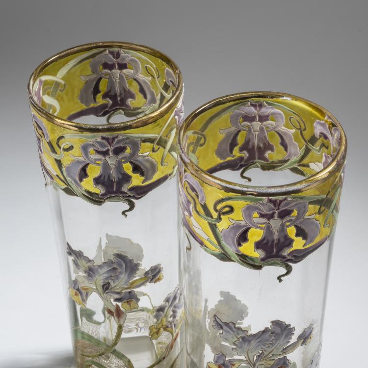 Bild 3 zu Objekt, Zwei Vasen 'Iris', um 1900, Legras & Cie., Saint-Denis, 153B 259