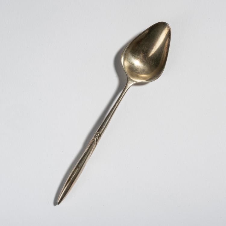 Hauptbild zu Objekt, Cream spoon 'Model I', 1905/06, Henry van de Velde, Koch & Bergfeld, Bremen, 154A 12