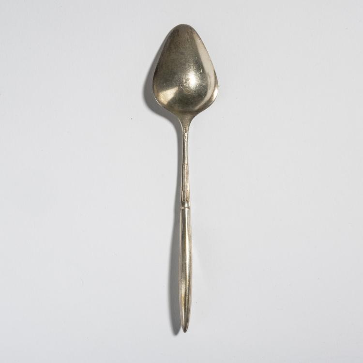 Bild 1 zu Objekt, Cream spoon 'Model I', 1905/06, Henry van de Velde, Koch & Bergfeld, Bremen, 154A 12