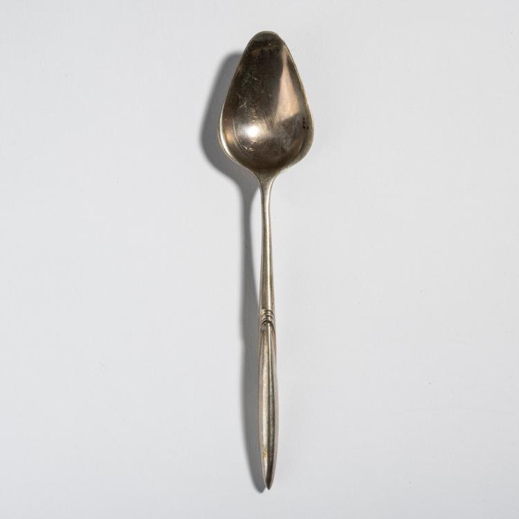 Hauptbild zu Objekt, Cream spoon 'Model I', 1905/06, Henry van de Velde, Koch & Bergfeld, Bremen, 154A 14