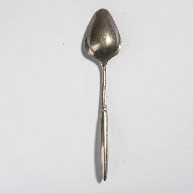 Bild 1 zu Objekt, Cream spoon 'Model I', 1905/06, Henry van de Velde, Koch & Bergfeld, Bremen, 154A 14