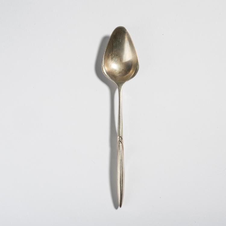 Hauptbild zu Objekt, Cream spoon 'Model I', 1905/06, Henry van de Velde, Koch & Bergfeld, Bremen, 154A 16
