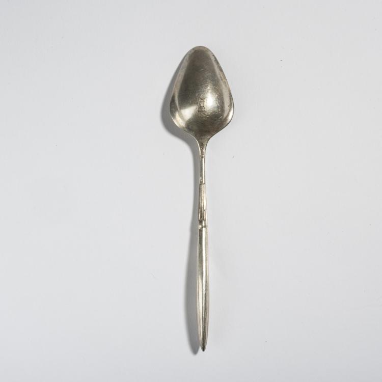 Bild 1 zu Objekt, Cream spoon 'Model I', 1905/06, Henry van de Velde, Koch & Bergfeld, Bremen, 154A 16