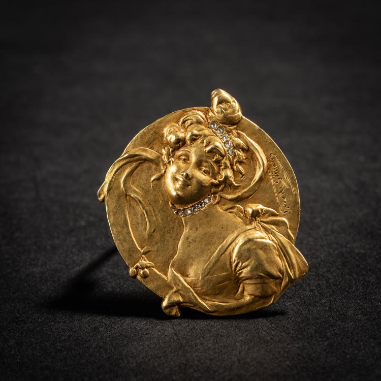 Hauptbild zu Objekt, Brooch 'Gaiet&eacute;', c. 1900, Georges van der Straeten, van der Straeten, Georg, 153C 745