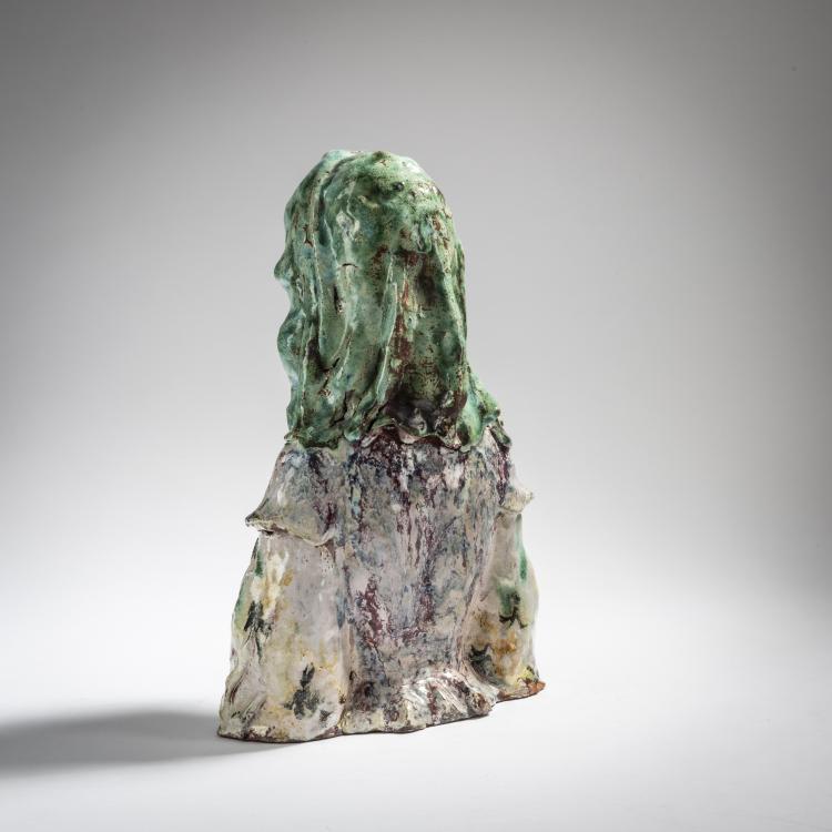 Bild 3 zu Objekt, Woman bust with headscarf, after 1925, Susi Singer, Gr&uuml;nbach, 153C 482