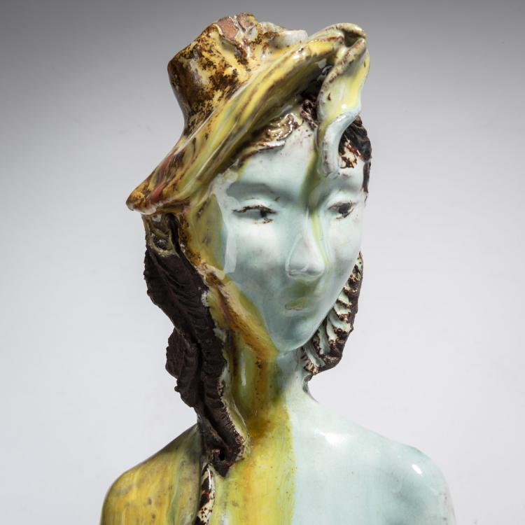 Bild 3 zu Objekt, Young woman in a hat, after 1925, Susi Singer, Gr&uuml;nbach, 153C 484