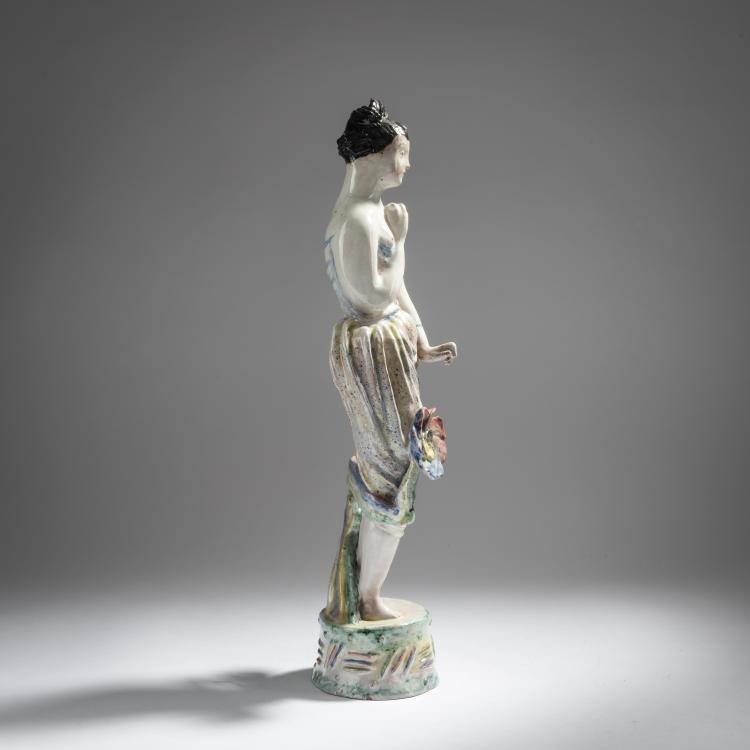 Bild 1 zu Objekt, Frauenfigur, 1921, Reni Schaschl, Wiener Werkst&auml;tte, 153C 479