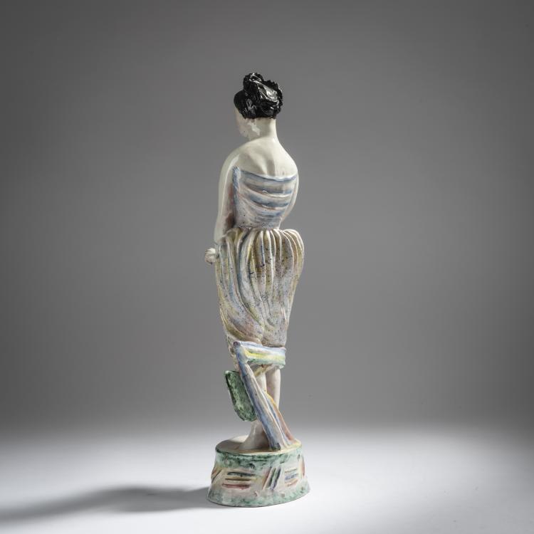 Bild 2 zu Objekt, Frauenfigur, 1921, Reni Schaschl, Wiener Werkst&auml;tte, 153C 479