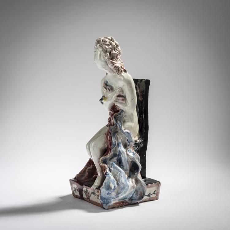 Bild 3 zu Objekt, Figure, seated, 1927, Susi Singer, Wiener Werkst&auml;tte, 153C 486