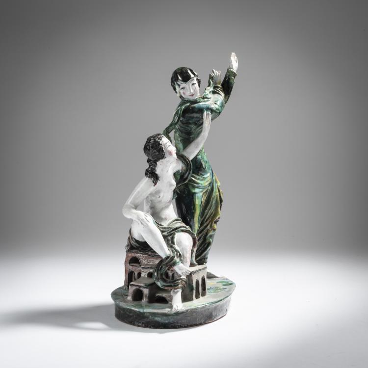 Bild 2 zu Objekt, 'Heavenly and Earthly Love', 1923-25, Lotte Calm, Wiener Werkst&auml;tte, 153C 477