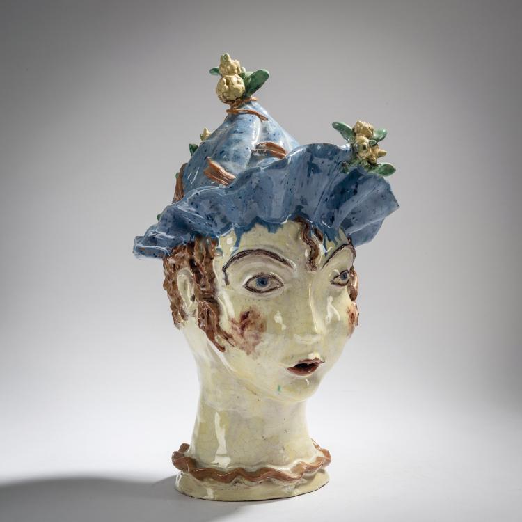 Hauptbild zu Objekt, Head 'Phyllis', 1919, Vally Wieselthier, Wiener Werkst&auml;tte, 153C 488