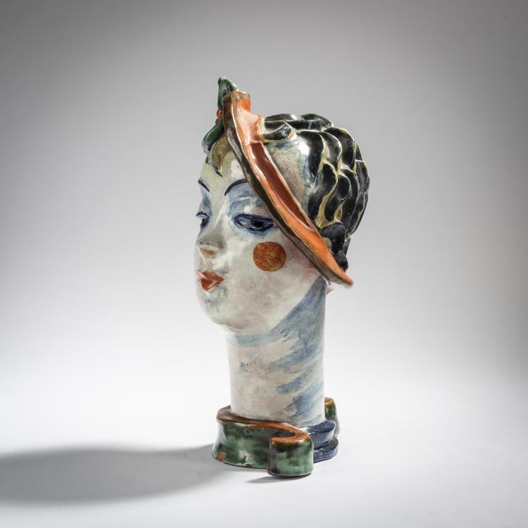 Bild 1 zu Objekt, Head, 1928, Vally Wieselthier, Wiener Werkst&auml;tte, 153C 491