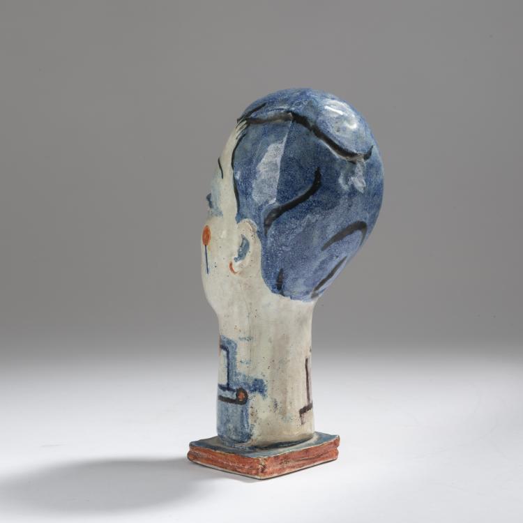 Bild 2 zu Objekt, Head, 1928, Gudrun Baudisch, Wiener Werkst&auml;tte, 153C 476