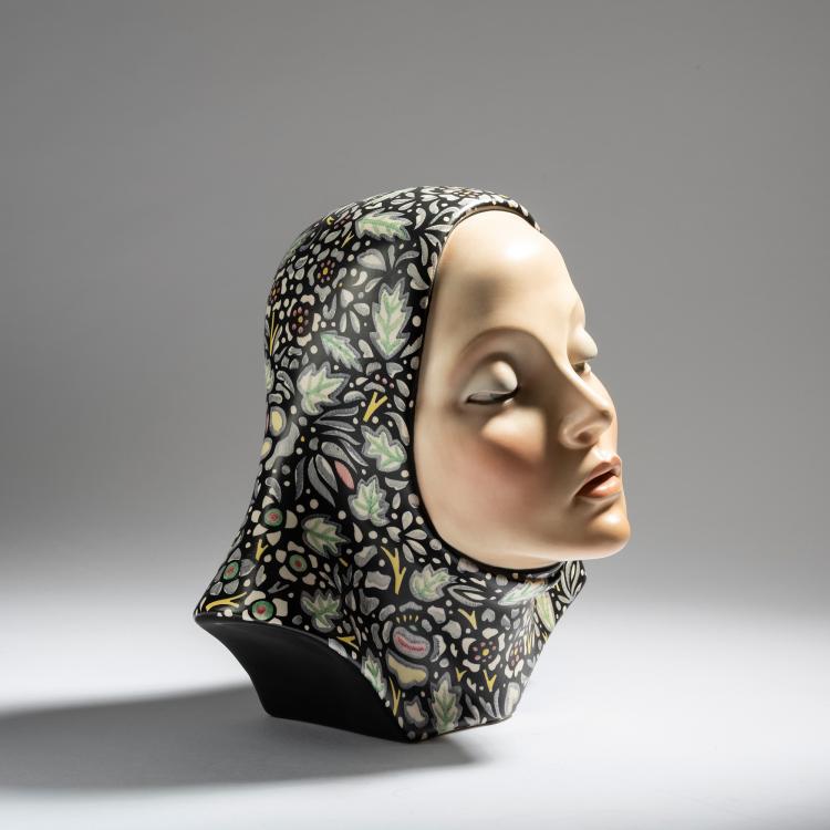 Hauptbild zu Objekt, Bust 'Sofferenza', 1933, Helen Scavini K&ouml;nig, Lenci, Turin, 153C 615