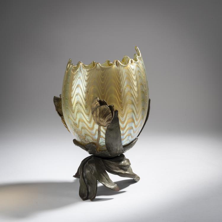 Bild 2 zu Objekt, 'Ph&auml;nomen'-Vase mit Bronzemontierung f&uuml;r E. Bakalowits S&ouml;hne, 1899, L&ouml;tz Wwe., Klosterm&uuml;hle, 153B 355