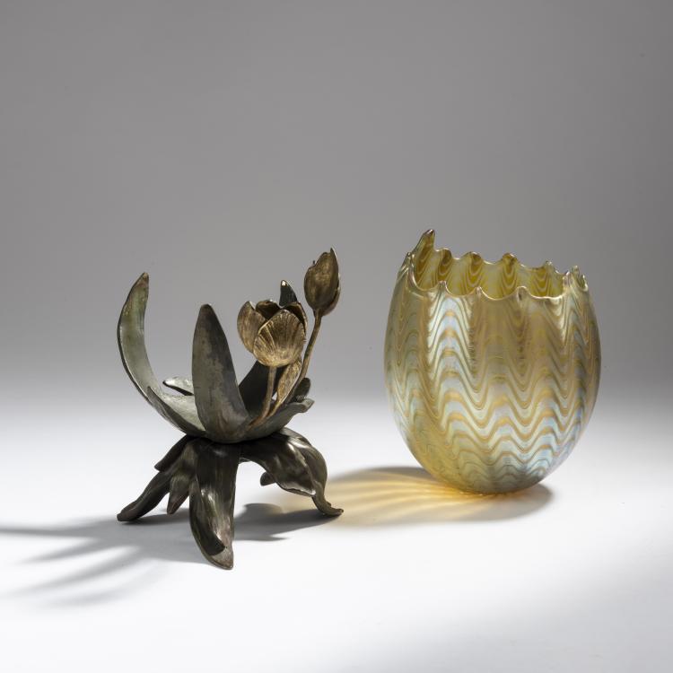 Bild 5 zu Objekt, 'Ph&auml;nomen'-Vase mit Bronzemontierung f&uuml;r E. Bakalowits S&ouml;hne, 1899, L&ouml;tz Wwe., Klosterm&uuml;hle, 153B 355