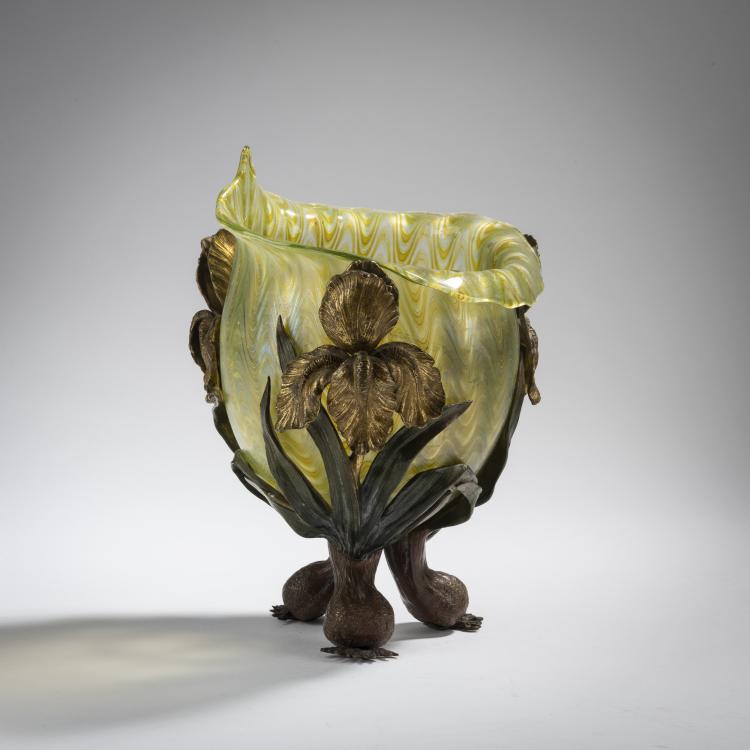 Bild 2 zu Objekt, 'Ph&auml;nomen'-Vase mit Bronzemontierung f&uuml;r E. Bakalowits S&ouml;hne, 1899, L&ouml;tz Wwe., Klosterm&uuml;hle, 153B 356