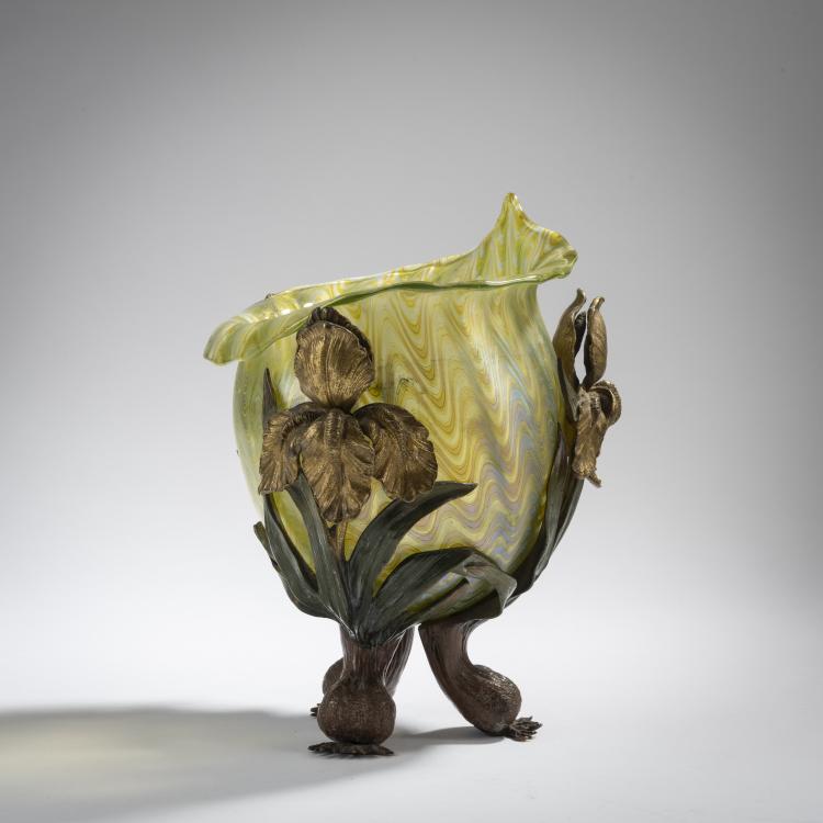 Bild 3 zu Objekt, 'Ph&auml;nomen'-Vase mit Bronzemontierung f&uuml;r E. Bakalowits S&ouml;hne, 1899, L&ouml;tz Wwe., Klosterm&uuml;hle, 153B 356