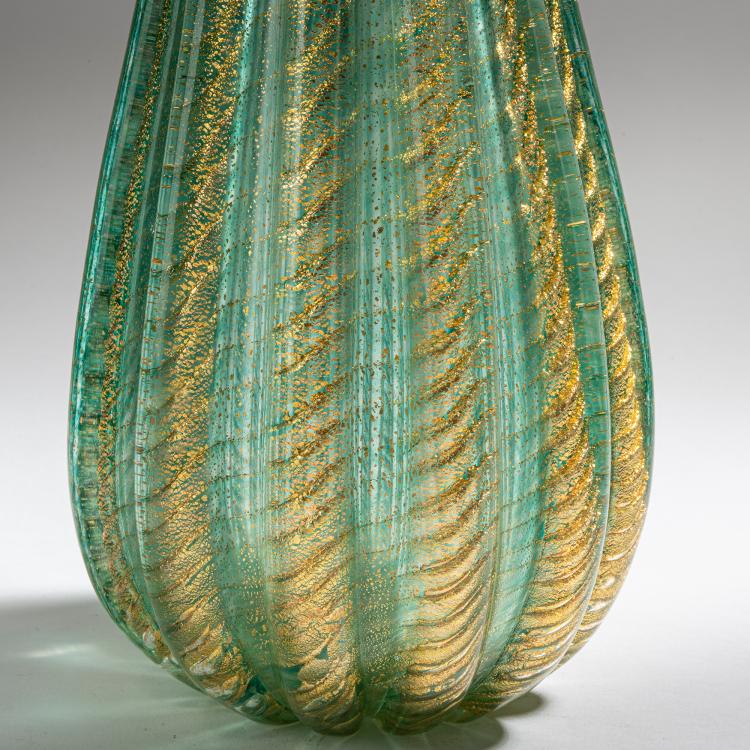 Bild 3 zu Objekt, Vase 'Cordonato oro', 1950, Ercole Barovier, Barovier & Toso, Murano, 152C 706