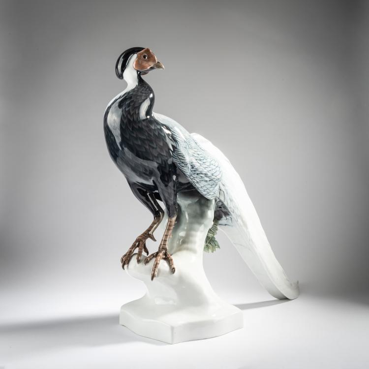 Hauptbild zu Objekt, Great silver pheasant, 1923, Theodor K&auml;rner, Rosenthal, Selb, 153C 572