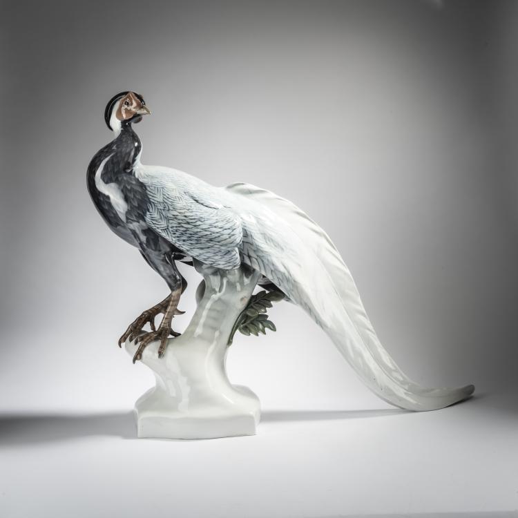 Bild 1 zu Objekt, Great silver pheasant, 1923, Theodor K&auml;rner, Rosenthal, Selb, 153C 572