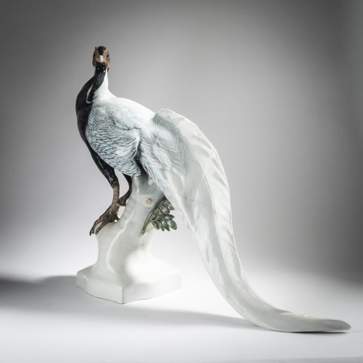 Bild 2 zu Objekt, Great silver pheasant, 1923, Theodor K&auml;rner, Rosenthal, Selb, 153C 572