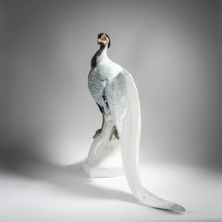 Bild 3 zu Objekt, Great silver pheasant, 1923, Theodor K&auml;rner, Rosenthal, Selb, 153C 572