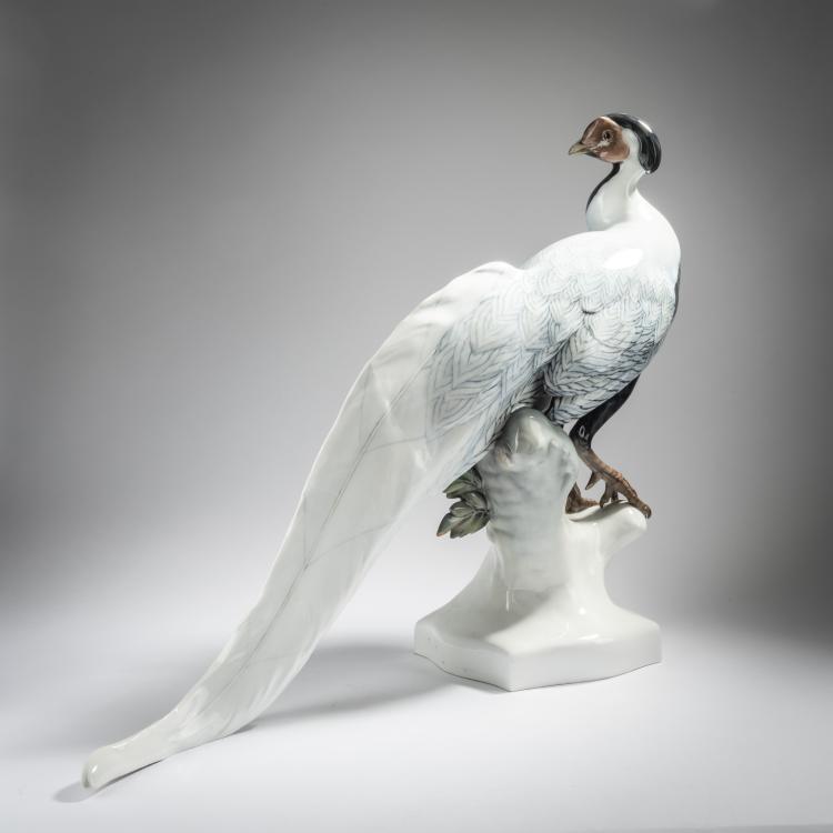 Bild 4 zu Objekt, Great silver pheasant, 1923, Theodor K&auml;rner, Rosenthal, Selb, 153C 572